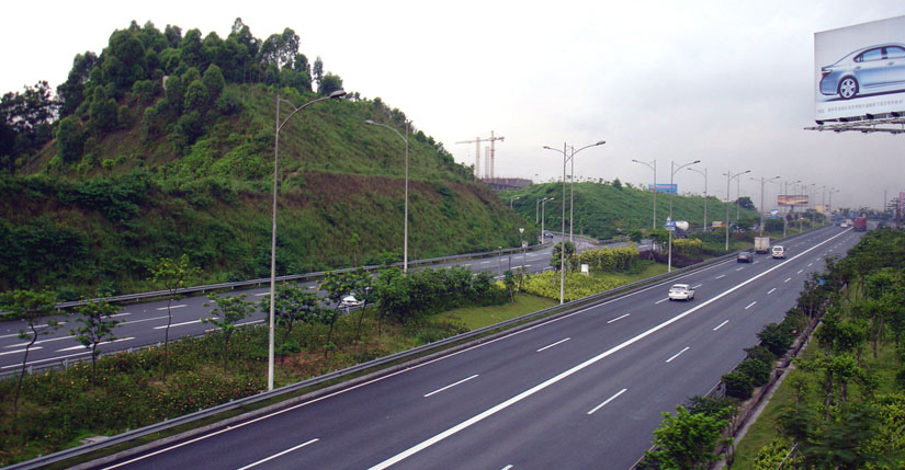 青銀高速護(hù)坡生態(tài)植被